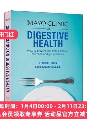 英文原版 Mayo Clinic on Digestive Health 梅奥消化系统健康全书 胃肠道常见病防治指南 第四版 Sahil Khanna 进口英语原版书籍