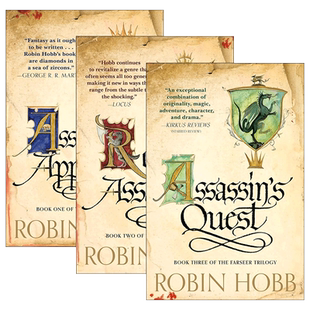 英文原版 The Farseer Trilogy 刺客正传1-3册 新版 Robin Hobb 刺客学徒 皇家刺客 英文版 进口英语原版书籍