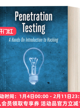 渗透测试 英文原版 Penetration Testing 黑客实践介绍 计算机 初学者友好 Georgia Weidman 英文版 进口英语原版书籍