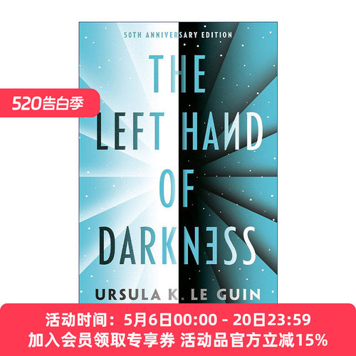 英文原版 The Left Hand of Darkness 黑暗的左手 50周年纪念版 Ursula K. Le Guin厄休拉·勒古恩 英文版 进口英语原版书籍
