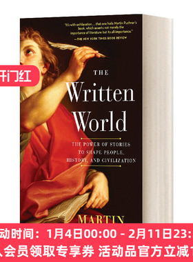 英文原版 The Written World the Power of Stories to Shape People 文字的力量 Martin Puchner马丁普克纳 英文版 进口英语书籍