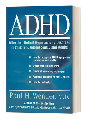 英文原版 ADHD Attention-Deficit Hyperactivity Disorder in Children 多动症儿童青少年和成人的注意力缺陷多动障碍 进口书