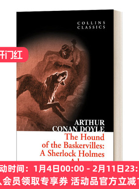 英文原版 The Hound of The Baskervilles 巴斯克维尔的猎犬 Collins Classics 柯林斯经典系列 英文版 进口英语原版书籍