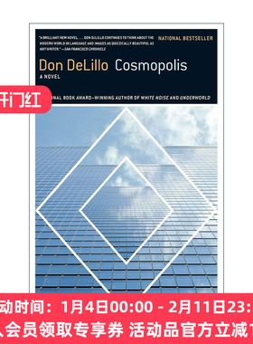 英文原版 Cosmopolis 大都会 唐德里罗 英文版 进口英语原版书籍