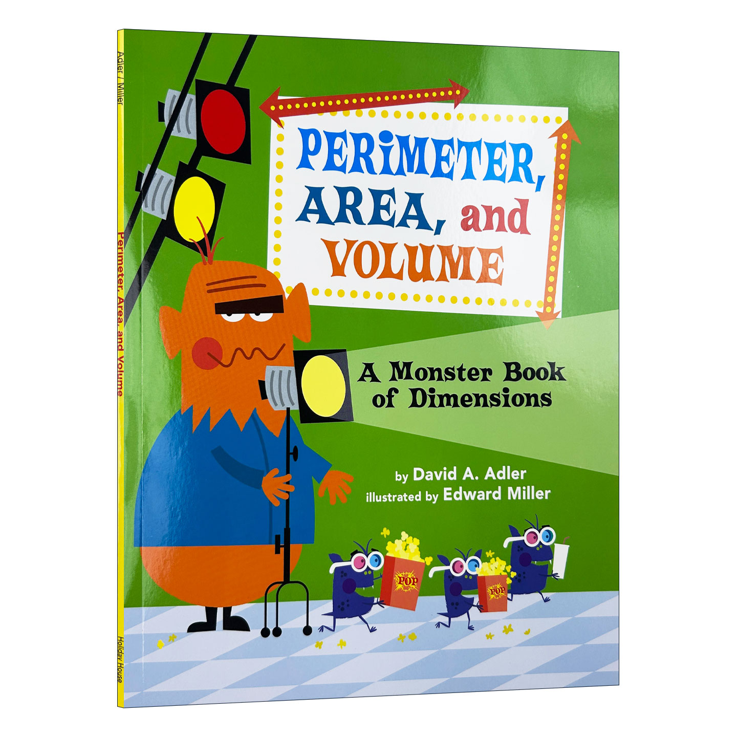 英文原版 Perimeter Area and Volume A Monster Book of Dimensions 周长 面积和体积 7-10岁数学学习 儿童图画书 英文版 进口书