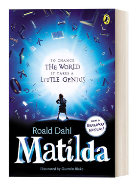英文原版 玛蒂尔达 音乐剧封面版 Matilda: Broadway Tie-In 罗尔德·达尔Roald Dahl 儿童文学 英文版 进口英语原版书籍