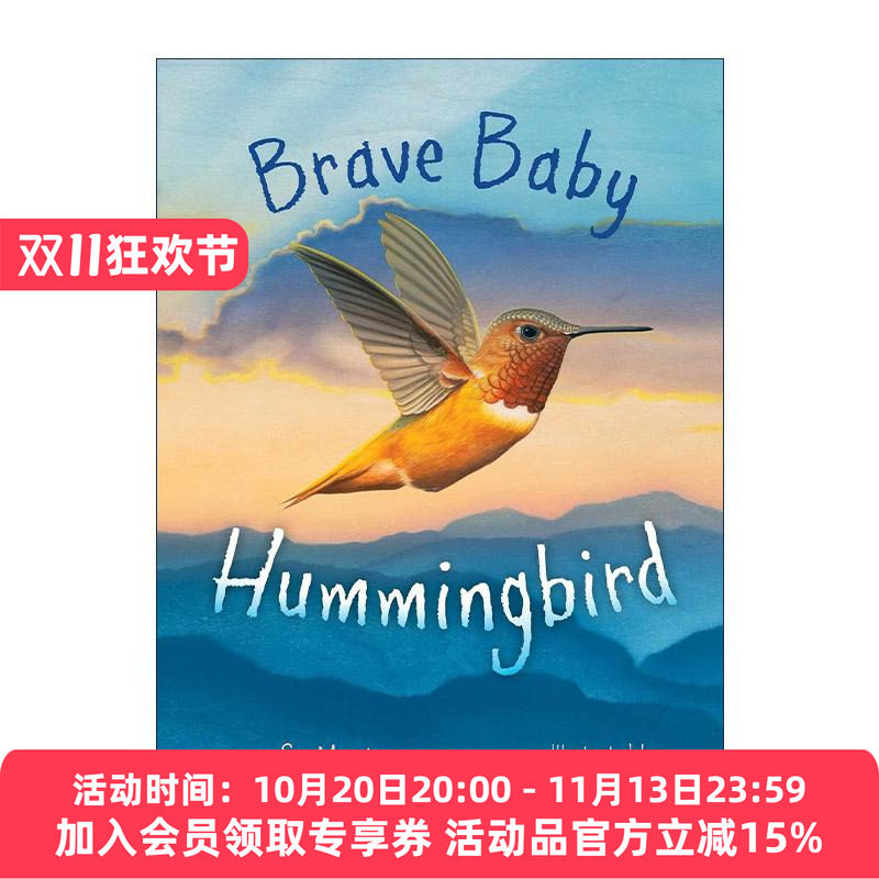 英文原版 Brave Baby Hummingbird 勇敢的蜂鸟宝宝 精装 鸟类科普 英文版 进口英语原版书籍