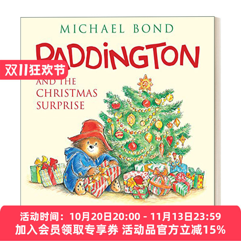 英文原版绘本 Paddington and the Christmas Surprise 帕丁顿熊的惊喜圣诞 精装绘本 英文版 进口英语原版书籍