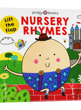 童谣 英文原版绘本 Nursery Rhymes 儿童英语启蒙纸板翻翻书 英文版进口原版书籍 Roger Priddy