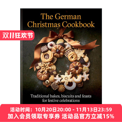 英文原版 The German Christmas Cookbook 德式圣诞厨典 节庆传统蛋糕 饼干 面包 精装 英文版 进口英语原版书籍
