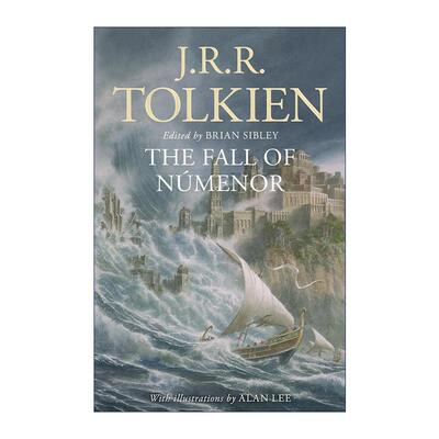 英文原版 The Fall of Númenor 努门诺尔王国的覆灭 中土世界第二纪元的故事 托尔金 英文版 进口英语原版书籍