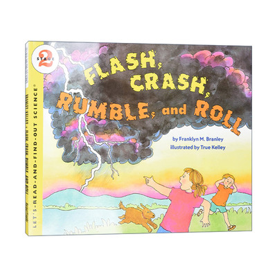 电闪雷鸣 英文原版 Let's Read and Find Out 2 Flash Crash Rumble Roll 英文版 进口英语原版书籍