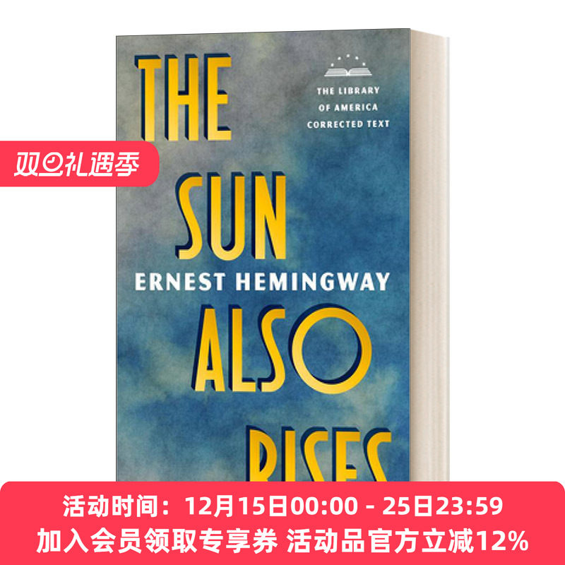 英文原版小说 The Sun Also Rises The Library of America Corrected Text 太阳照常升起 英文版 进口英语原版书籍