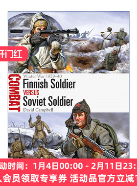 冬季战争芬兰士兵VS苏联士兵 1939-1940 英文原版 Finnish Soldier vs Soviet 对战系列 英文版 进口英语原版书籍