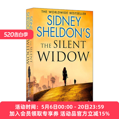 英文原版 Sidney Sheldon's the Silent Widow 西德尼·谢尔顿 缄默女人 英文版 进口英语原版书籍