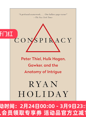 英文原版 Conspiracy 阴谋 彼得·蒂尔 胡克·霍根 高客传媒 新闻媒体 绝对自控作者Ryan Holiday 精装 英文版 进口英语原版书籍