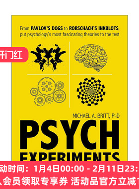 英文原版 Psych Experiments 了解人类行为的50个心理学实验 英文版 进口英语原版书籍