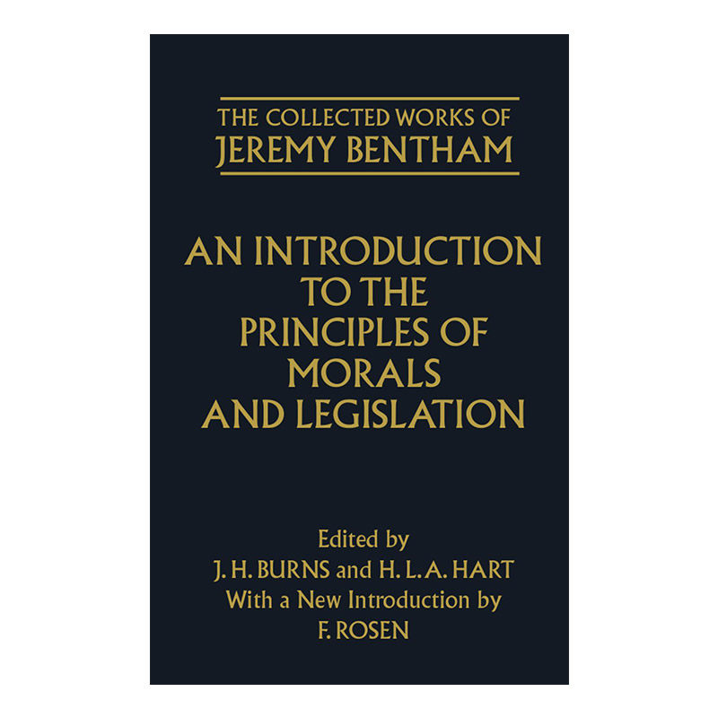道德与立法原理导论 英文原版 An Introduction to the Principles of Morals and Legislation 牛津边沁作品集 英文版 进口英语原