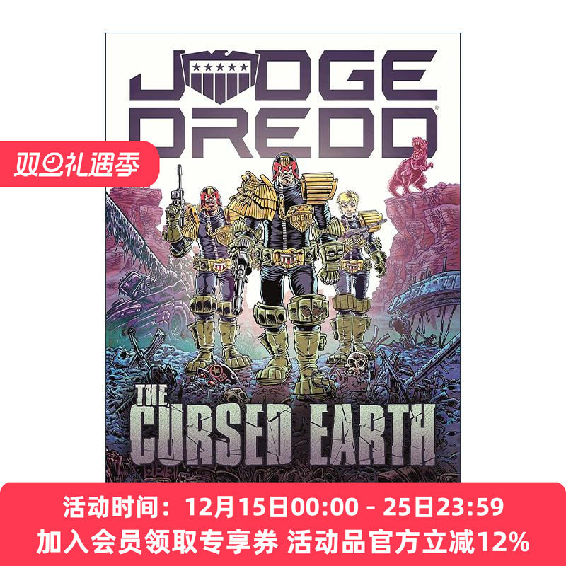英文原版 Judge Dredd The Cursed Earth 特警判官 被诅咒的大地 荒野大陆桌游系列精装 英文版 进口英语原版书籍