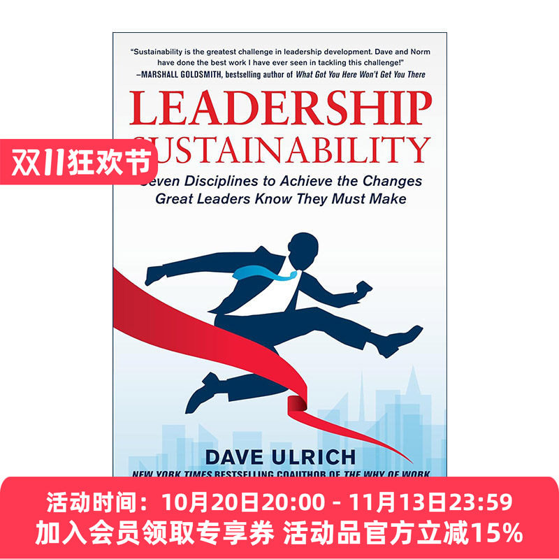 英文原版 Leadership Sustainability 可持续领导力 卓越领导者知行合一的7项法则 精装 戴维·尤里奇 英文版 进口英语原版书籍