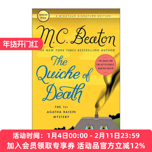 英文原版 The Quiche of Death 死亡乳蛋饼 阿加莎·瑞森探案集 英文版 进口英语原版书籍
