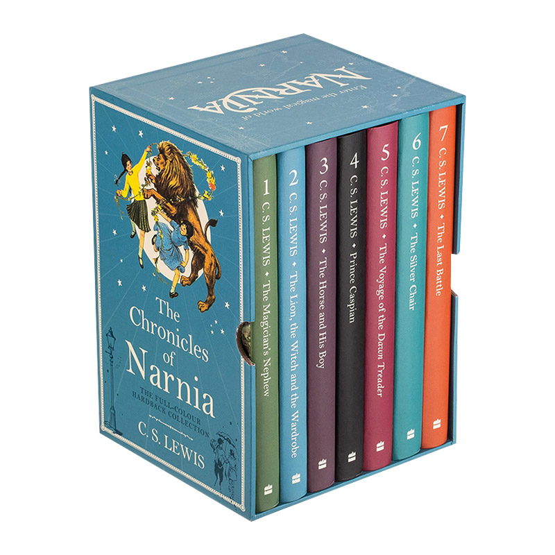 纳尼亚传奇7册精装套装 英文原版 The Chronicles of Narnia — The Chronicles of Narnia Box Set 英文版 进口英语原版书籍