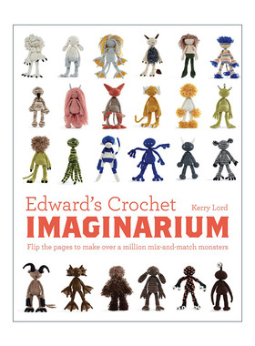 英文原版 Edward's Crochet Imaginarium 创意手工编织哥特小怪兽指南 精装 Kerry Lord 钩针玩偶 英文版 进口英语原版书籍