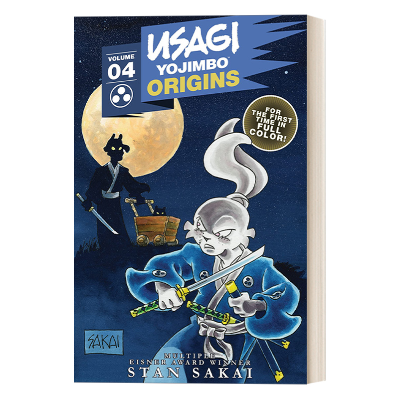 英文原版 Usagi Yojimbo Origins  Vol. 4 兔子起源系列4 孤独的山羊孩子 兔子浪人 彩色漫画 兔子武士 Stan Sakai 英文版 进口书