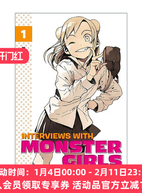 英文原版 Interviews with Monster Girls 1 亚人酱有话要说1 同名动漫治愈漫画 Petos 英文版 进口英语原版书籍