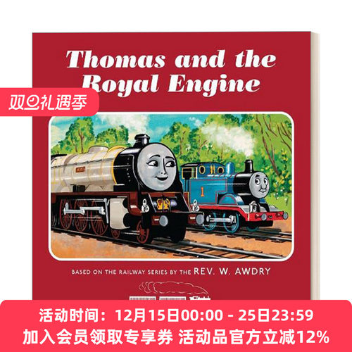托马斯和皇家火车 英文原版儿童启蒙读物 Thomas & Friends Thomas and the Royal Engine托马斯和他的朋友们 大开本绘本 进口书籍