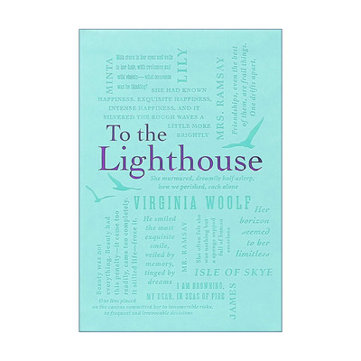 英文原版 To the Lighthouse 到灯塔去 软精装皮质封面词云经典 Word Cloud Classics 英文版 进口英语原版书籍