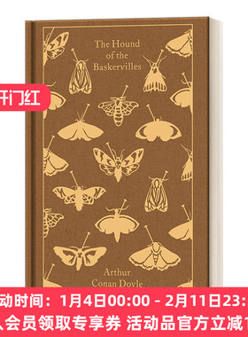 英文原版 The Hound of the Baskervilles 企鹅经典布面精装版Penguin Clothbound Classics 巴斯克维尔的猎犬 英文版 进口英语书