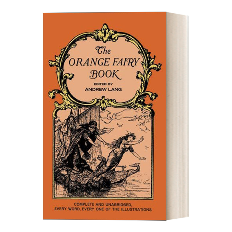 安德鲁 英文原版 The Orange Fairy Book 朗格经典童话系列 朗格橙色童话 英文版 进口英语原版书籍
