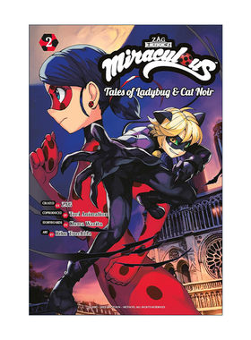 英文原版 Miraculous (Manga) 2 绽放瓢虫少女2 奇迹少女 瓢虫和黑猫觉醒 同名Netflix网飞电影动漫漫画 英文版 进口英语原版书籍