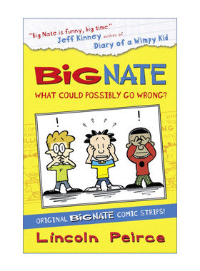 我们班有个捣蛋王  英文原版 Big Nate Compilation What Could Possibly Go Wrong 大内特漫画合集 英文版 进口英语原版书籍