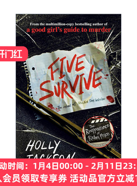 英文原版 Five Survive 五人幸存 A Good Girl's Guide to Murder系列作者Holly Jackson 悬疑推理惊悚小说 进口英语原版书籍