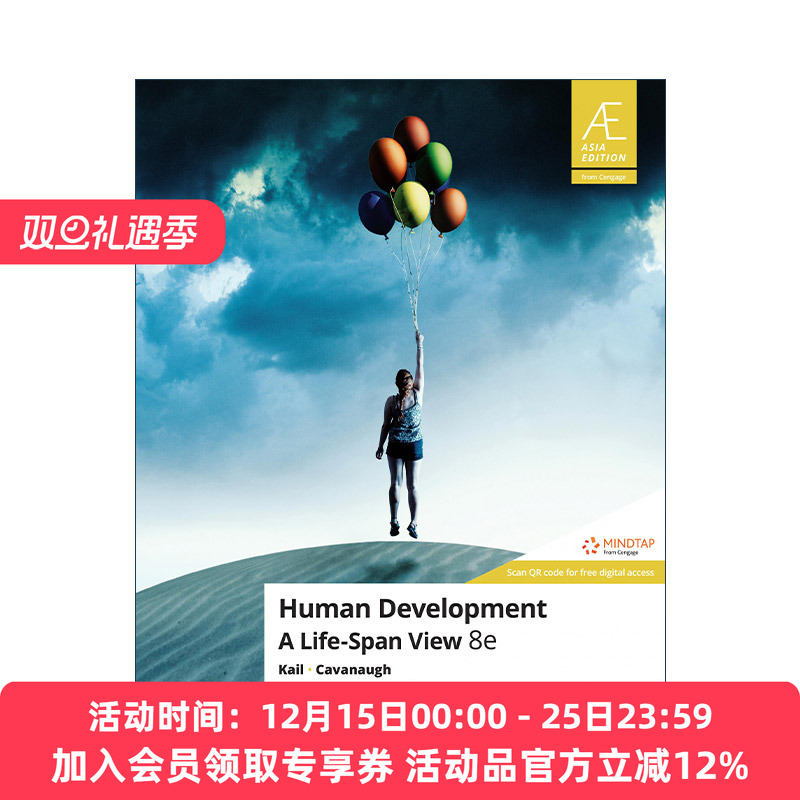 英文原版 Human Development A Life Span View 毕生发展观 第8版 普渡大学心理科学教授 英文版 进口英语原版书籍