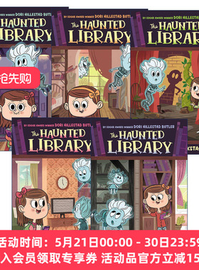 英文原版 The Haunted Library 闹鬼的图书馆系列1-5册 儿童章节桥梁故事书 苏斯博士奖得主Dori Butler 英文版 进口英语原版书籍