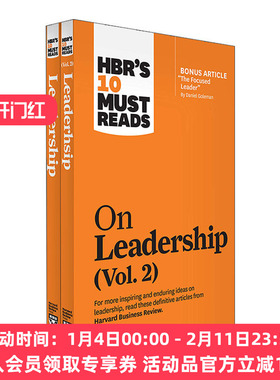 哈佛商业评论管理必读 英文原版 HBR's 10 Must Reads on Leadership 2-Volume Collection 领导力 2卷集 英文版 进口英语原版书籍