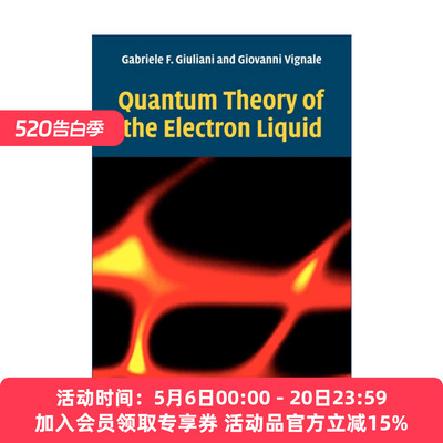 现货 英文原版 Quantum Theory of the Electron Liquid 电子液体的量子理论 Gabriele Giuliani 英文版 进口英语原版书籍