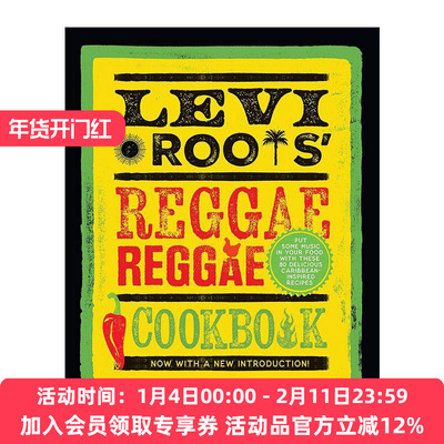 英文原版 Levi Roots’Reggae Reggae Cookbook 李维·鲁茨 雷鬼雷鬼食谱 经典加勒比风味食谱书 精装 英文版 进口英语原版书籍