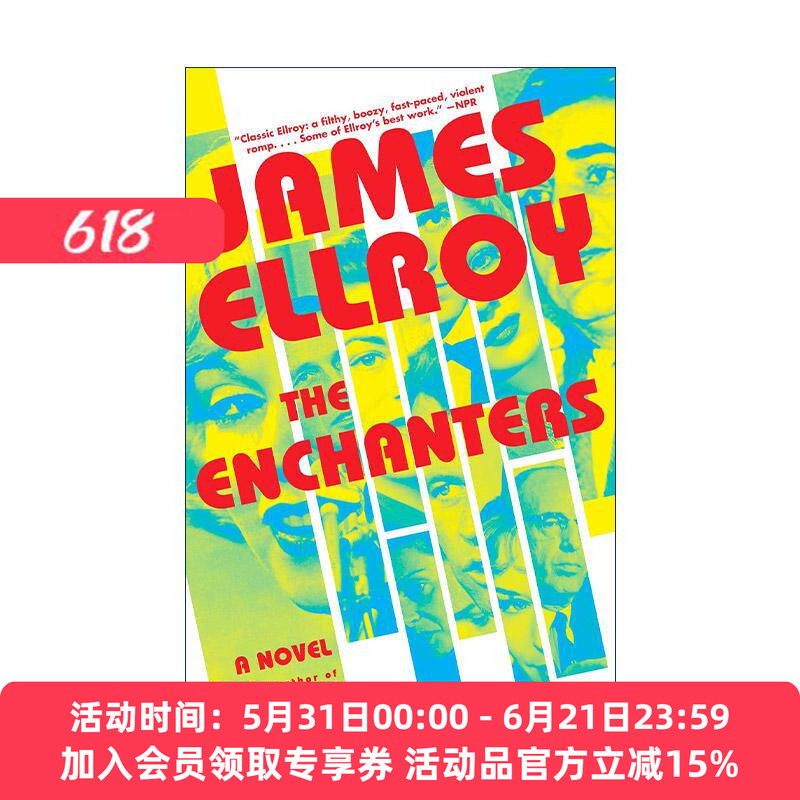英文原版 The Enchanters 附魔师 黑色大丽花作者詹姆斯·艾尔罗伊 英文版 进口英语原版书籍