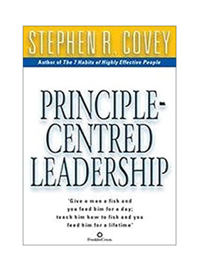 英文原版 Principle Centred Leadership 以原则为中心的领导 史蒂芬柯维 英文版 进口英语原版书籍