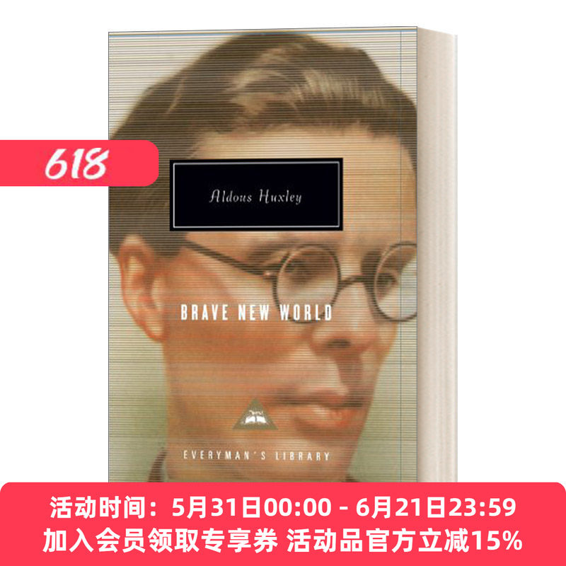 英文原版小说 Brave New World 美丽新世界 赫胥黎 Everyman精装版 英文版 进口英语原版书籍