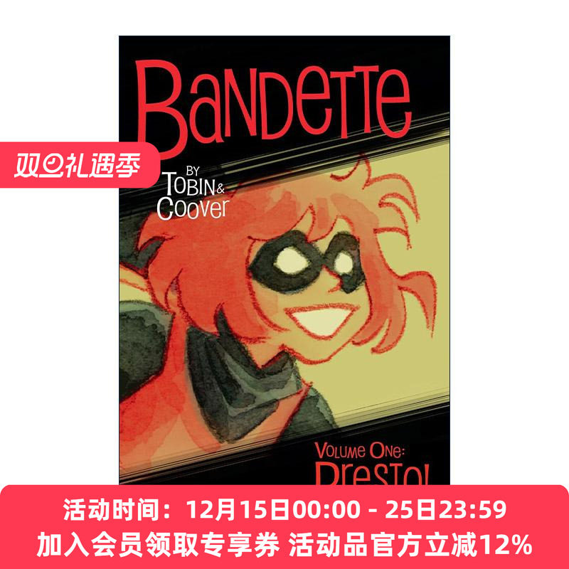 英文原版 Bandette Volume 1 Presto! 班迪特 卷一 瞧 艾斯纳奖 黑马漫画 Paul Tobin 英文版 进口英语原版书籍