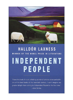英文原版 Independent People Vintage International 独立的人们 诺贝尔文学奖得主Halldor Laxness 英文版 进口英语原版书籍