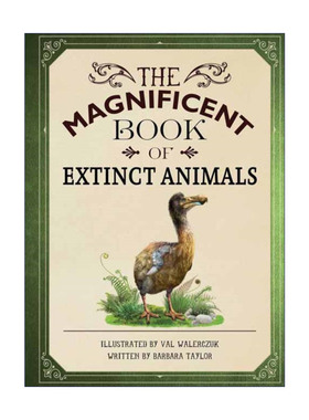 灭绝动物  英文原版 The Magnificent Book of Extinct Animals 科普大全 精装全彩插图 英文版 进口英语原版书籍
