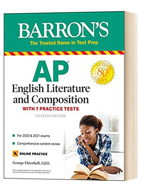 巴朗AP英语文学与写作 英文原版 AP English Literature and Composition 英文版进口原版考试用书