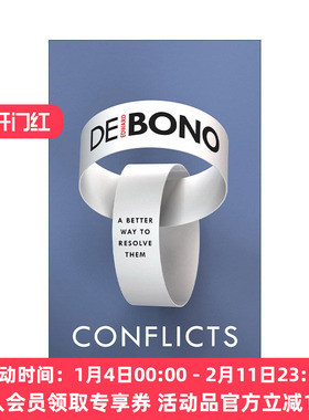 英文原版 Conflicts 应对冲突的第三种思维 爱德华·德博诺 英文版 进口英语原版书籍