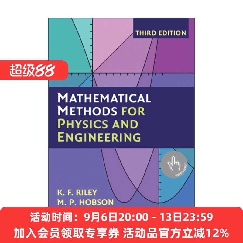 英文原版 Mathematical Methods for Physics and Engineering 物理学和工程学中的数学方法 K.F.Riley 英文版 进口英语原版书籍